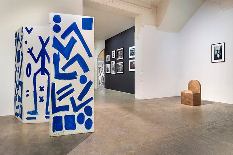 Galerie Kreo Unveils Extensive Exhibit, "Virgil Abloh: Echosystems" Erwan Bouroullec, Sophie Bramly, Martha Cooper, Bruce Davidson, Tom Dixon, Marcel Duchamp, Futura 2000, Konstantin Grcic, Keith Haring, Gordon Matta-Clark, jean michael basquiat A. R. Penck, Jerszy Seymour, Pablo Tomek and Dondi White off white ye kanye streetwear skate graffiti