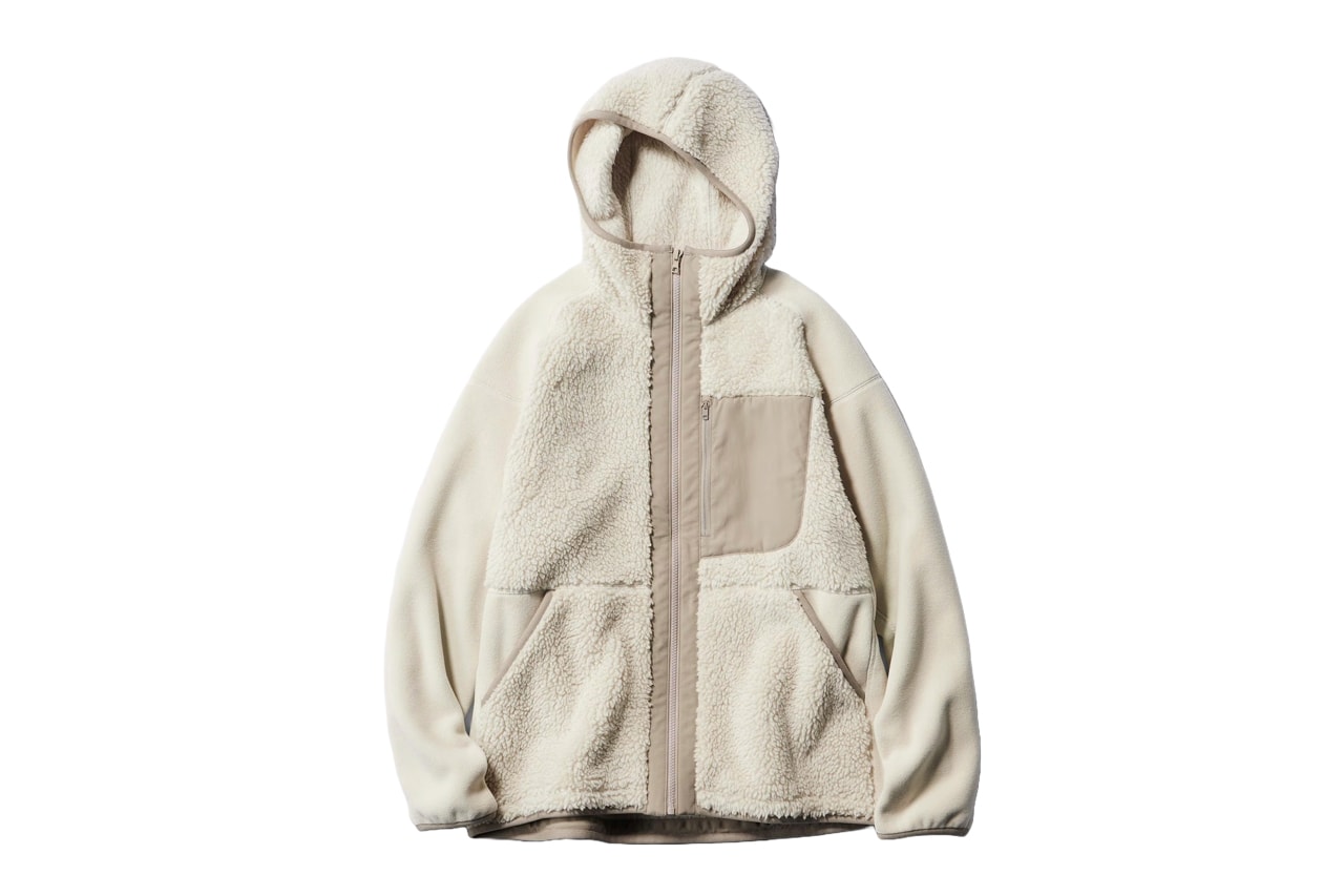 White Mountaineering UNIQLO FW23 Capsule Release Date info store list buying guide photos price Fleece Full-Zip Long Sleeve Hoodie Recycled Hybrid Down Jacket
