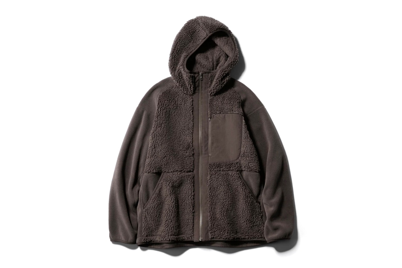 White Mountaineering UNIQLO FW23 Capsule Release Date info store list buying guide photos price Fleece Full-Zip Long Sleeve Hoodie Recycled Hybrid Down Jacket