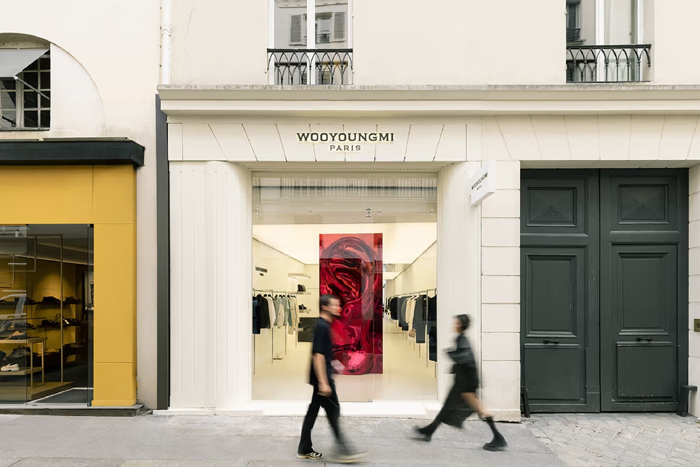 WOOYOUNGMI Opens New Flagship Store in Paris on Rue Saint-Honoré south korean brand are afrance second flagship madame woo paris mens fashion week modern sleek luxury