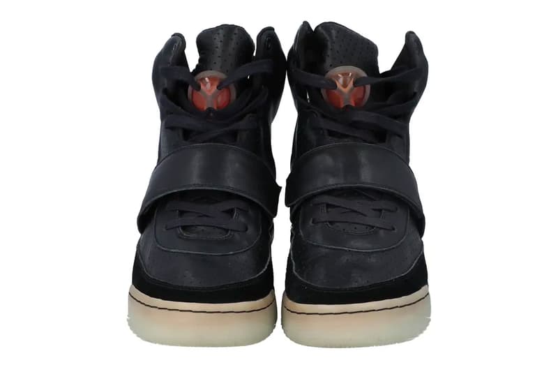 Ye's Nike Air Yeezy "Grammy" Sample Sells for 90% Off kanye west sotheby's sneaker high top performance shoe