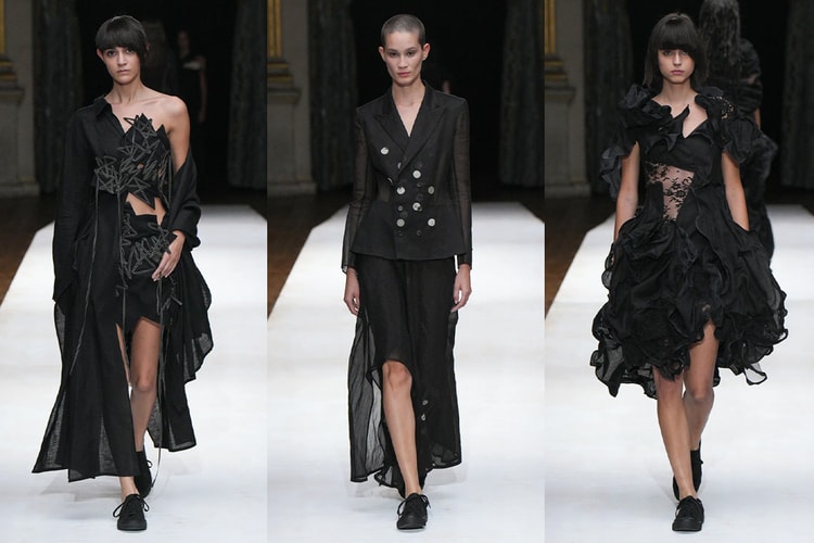 Yohji Yamamoto SS24 Is Dark, Eerie, and Full of Surprises