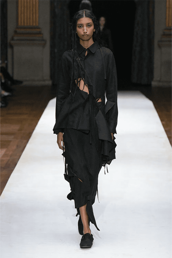 Yohji Yamamoto Spring Summer 2024 Paris Fashion Week menswear womenswear runway