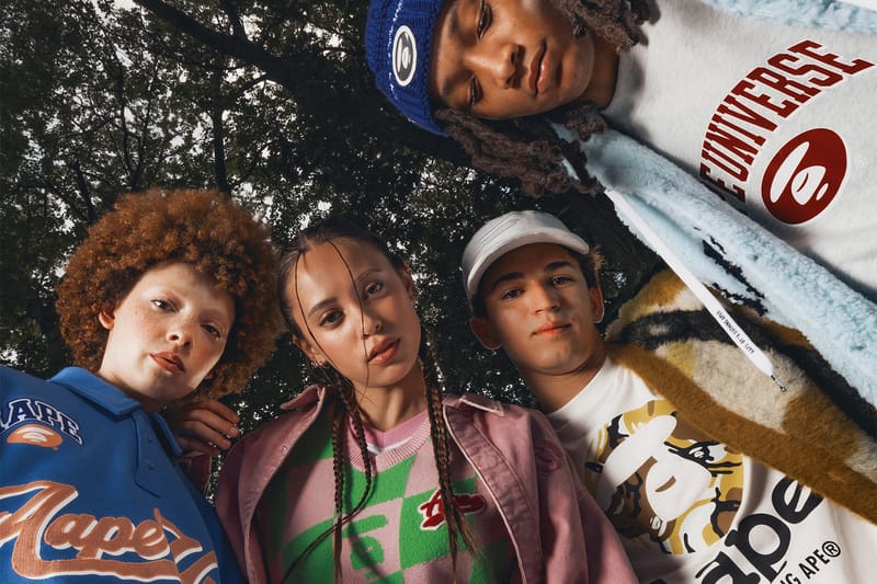 AAPE Taps ‘90s Hip-Hop Style and Retro Sportswear for Fall/Winter 2023 Collection