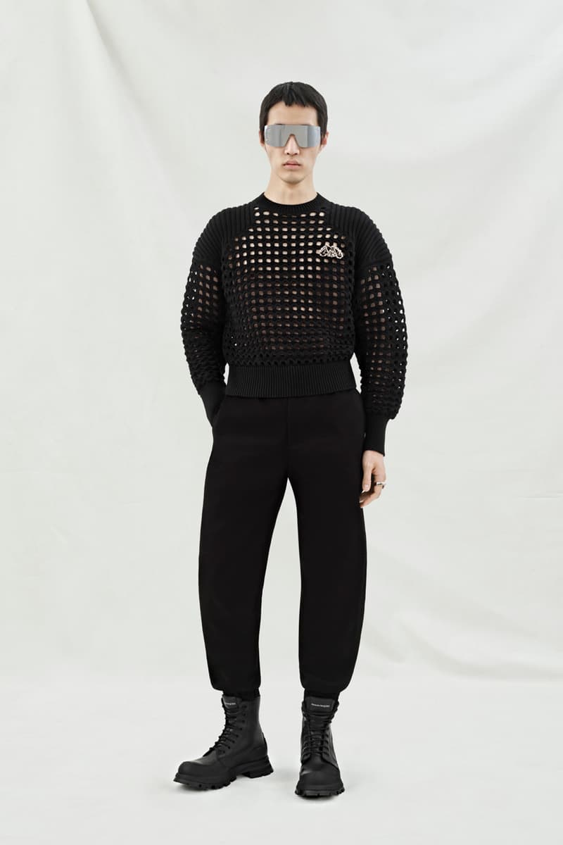 Alexander McQueen Pre-SS24 Centers on Cut and Proportion Fashion Menswear