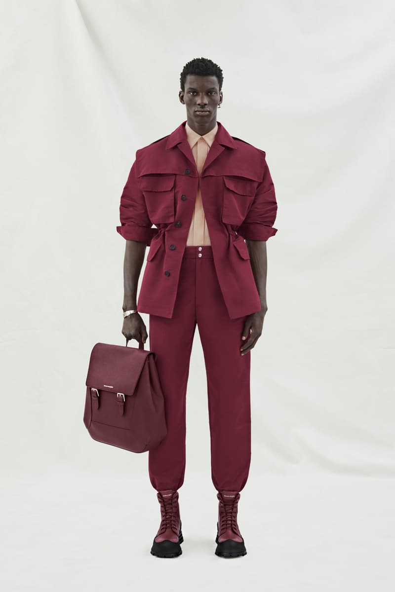 Alexander McQueen Pre-SS24 Centers on Cut and Proportion Fashion Menswear