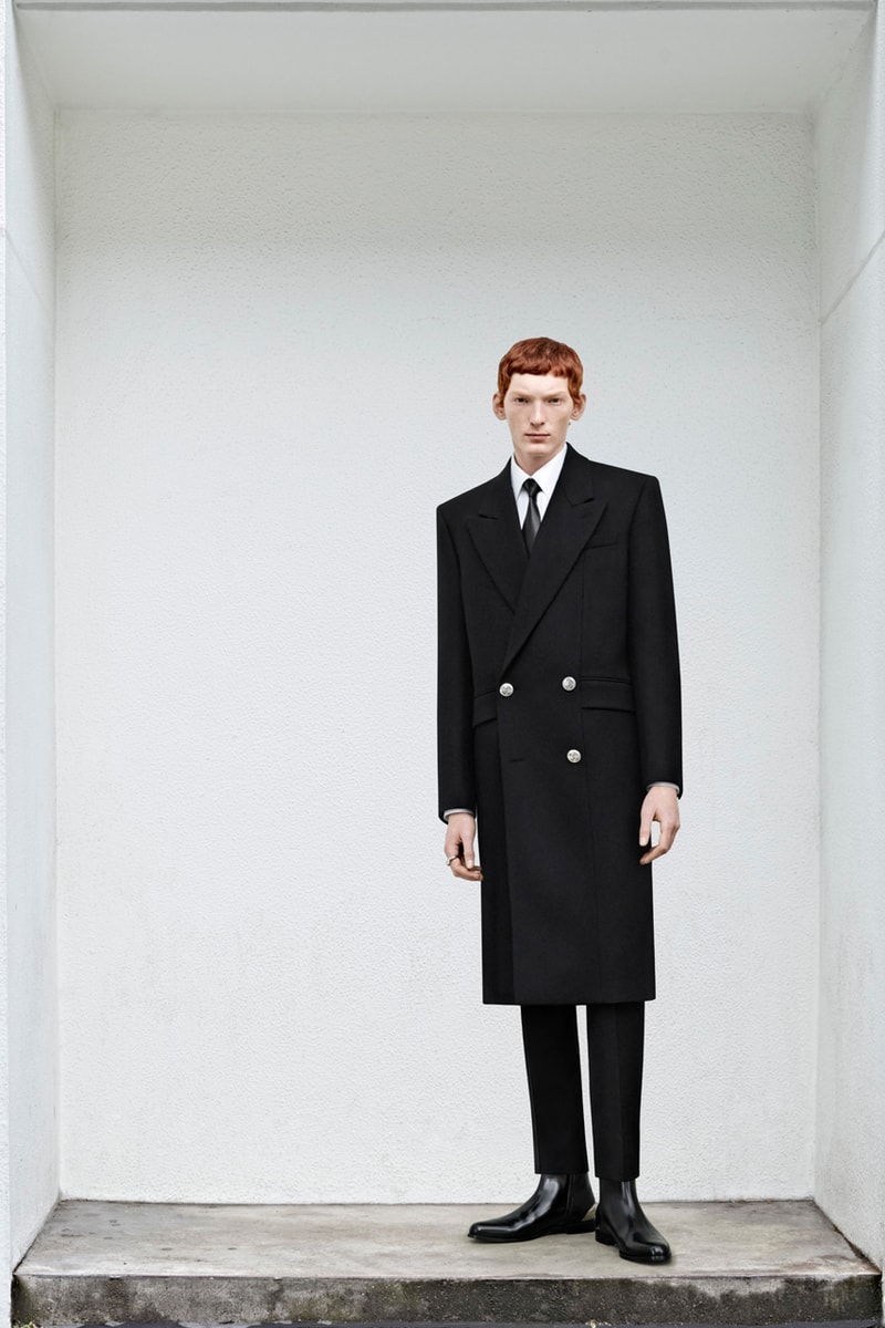 Alexander McQueen Pre-SS24 Centers on Cut and Proportion Fashion Menswear