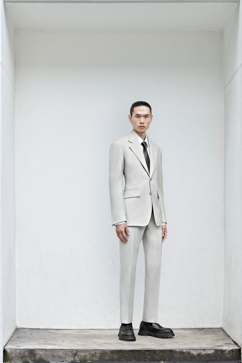 Alexander McQueen Pre-SS24 Centers on Cut and Proportion Fashion Menswear