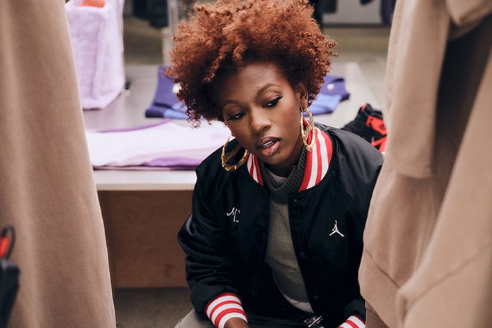 Stylist Amiraa Vainqueur Shares Her Creative Journey in the Air Jordan 1 Satin Bred