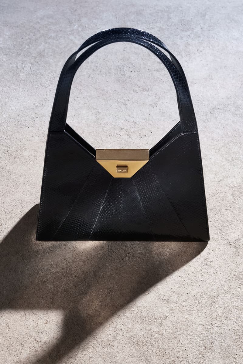 Bally Debuts Tilt Bag for FW23 Fashion Simone Bellotti