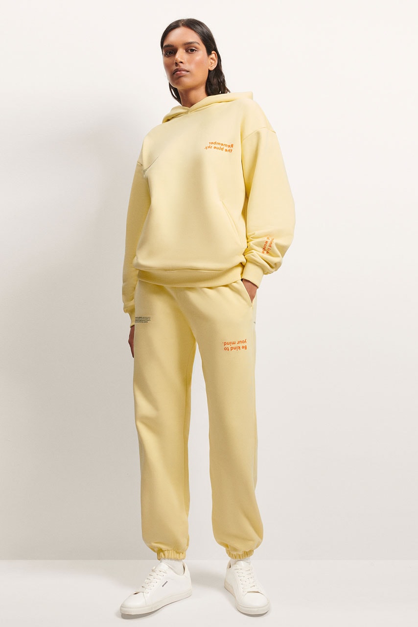 Women's Sweatsuit Set in banana yellow