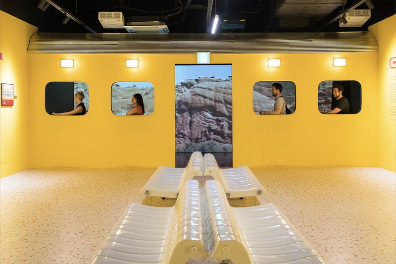 'Accidentally Wes Anderson: The Exhibition' London Launch kensington old brompton road fever brooklyn based asteroid city the grand budapest hotel the french dispatch moonrise kingdom 