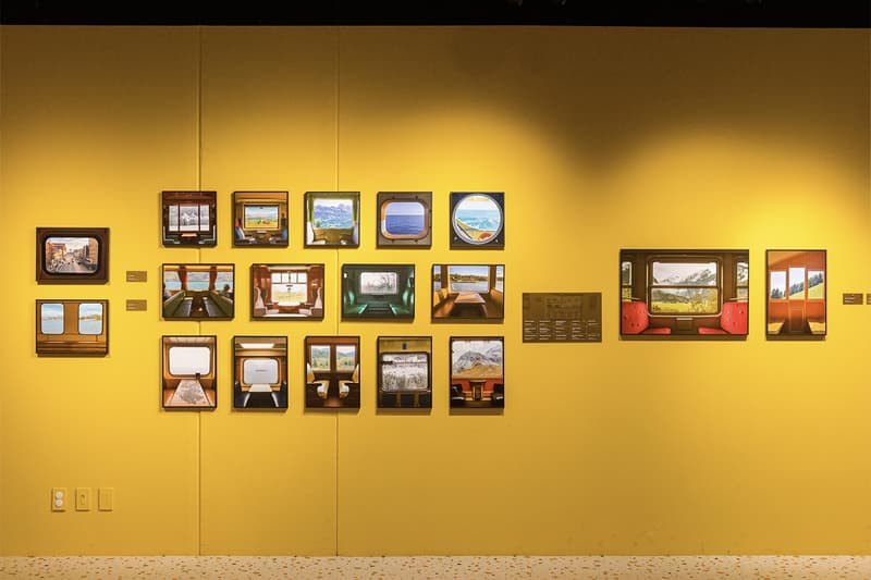 'Accidentally Wes Anderson: The Exhibition' London Launch kensington old brompton road fever brooklyn based asteroid city the grand budapest hotel the french dispatch moonrise kingdom