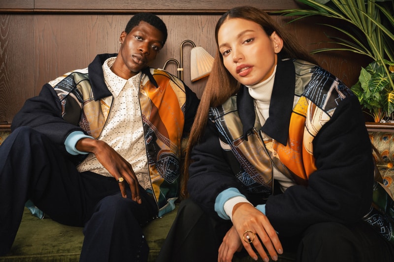 Ahluwalia Bartenders UK Limited-Edition Satin Bomber Jacket glenfiddich scotch distillery collaboration release photos preview details