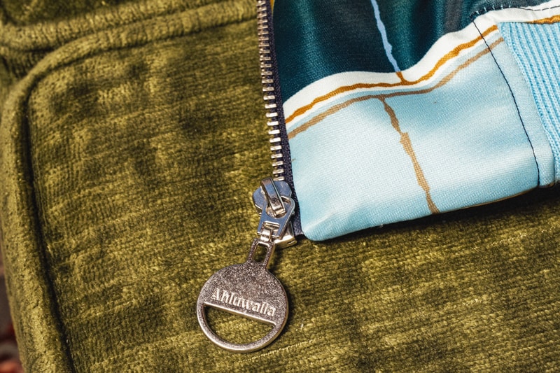 Ahluwalia Bartenders UK Limited-Edition Satin Bomber Jacket glenfiddich scotch distillery collaboration release photos preview details