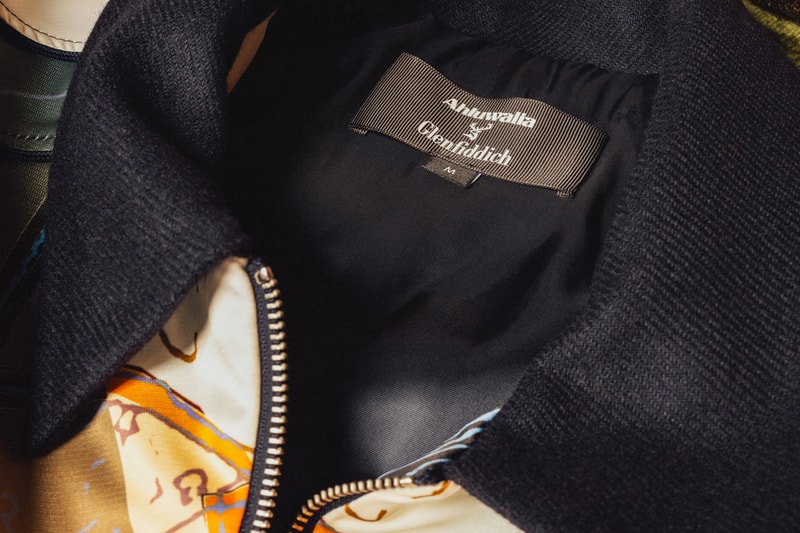 Ahluwalia Bartenders UK Limited-Edition Satin Bomber Jacket glenfiddich scotch distillery collaboration release photos preview details