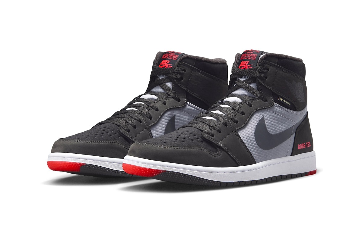 Official Look at the Air Jordan 1 Element "Bred" Cement Grey/Dark Charcoal-Black-Infrared 23-White DB2889-002 January 2024 michael jordan brand high top shoes canvas leather jumpman swoosh nike