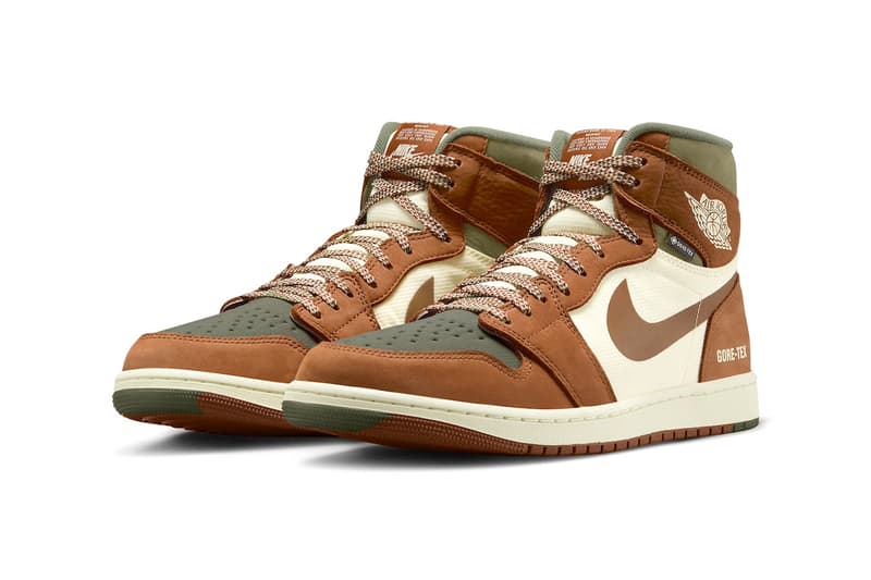 Air Jordan 1 Element "Legend Coffee" DB2889-102 release info Legend Sand/Legend Coffee-Medium Olive february 2024 bred high tops mid gore-tex nike swoosh