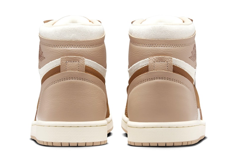 Official Look at the Air Jordan 1 MM High "Legend Medium Brown" spring 2024 release michael jordan brand high tops brown leather shoe classic Legend Medium Brown/Legend Dark Brown-Legend Coffee-Legend Light Brown-Muslin FB9891-200 Swoosh nike