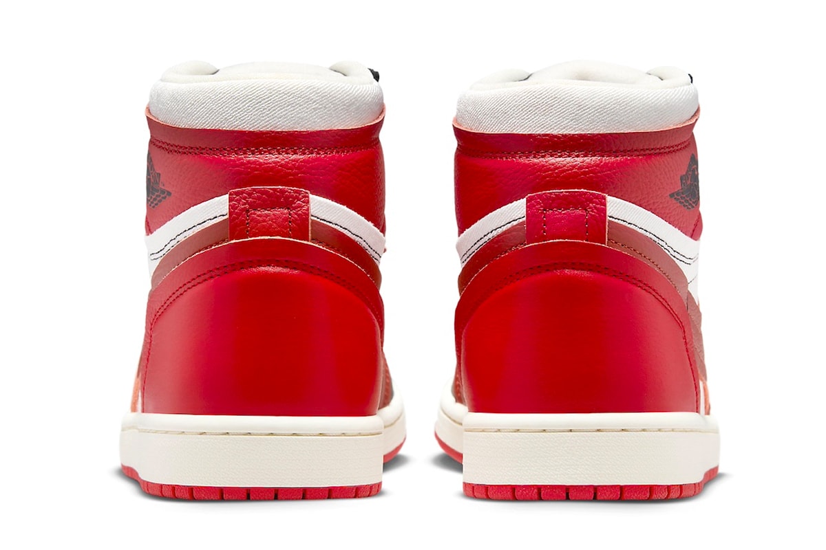 Official Images of the Air Jordan 1 MM High "Sport Red" FB9891-600 Sport Red/Dune Red-Black-Sail spring 2024 swoosh high tops 