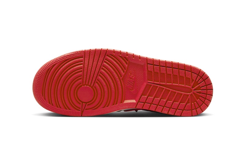 Official Images of the Air Jordan 1 MM High "Sport Red" FB9891-600 Sport Red/Dune Red-Black-Sail spring 2024 swoosh high tops 