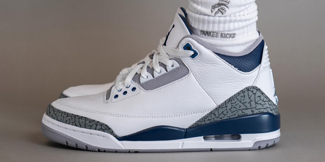 On-Foot Look at the Air Jordan 3 "Midnight Navy"