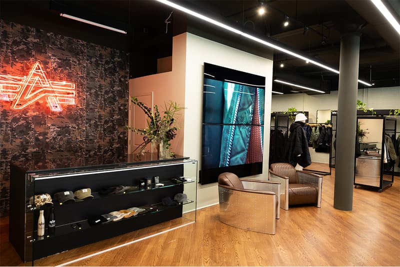 Alpha Industries Opens First Permanent Retail Store new york city lafayette brick and mortar store 