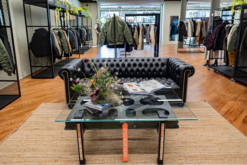 Alpha Industries Opens First Permanent Retail Store new york city lafayette brick and mortar store 