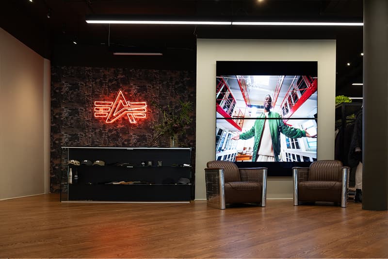 Alpha Industries Opens First Permanent Retail Store new york city lafayette brick and mortar store 