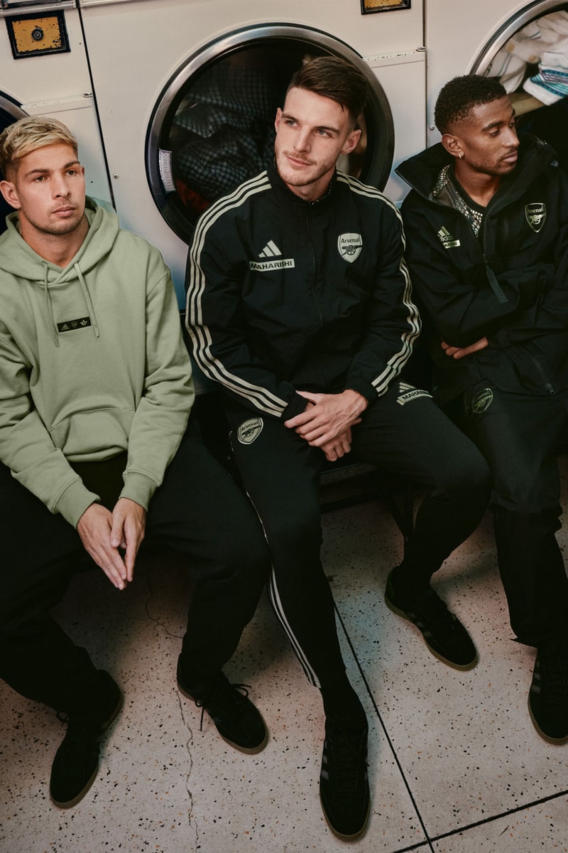 Arsenal and adidas reveal new Maharishi clothing range that's a