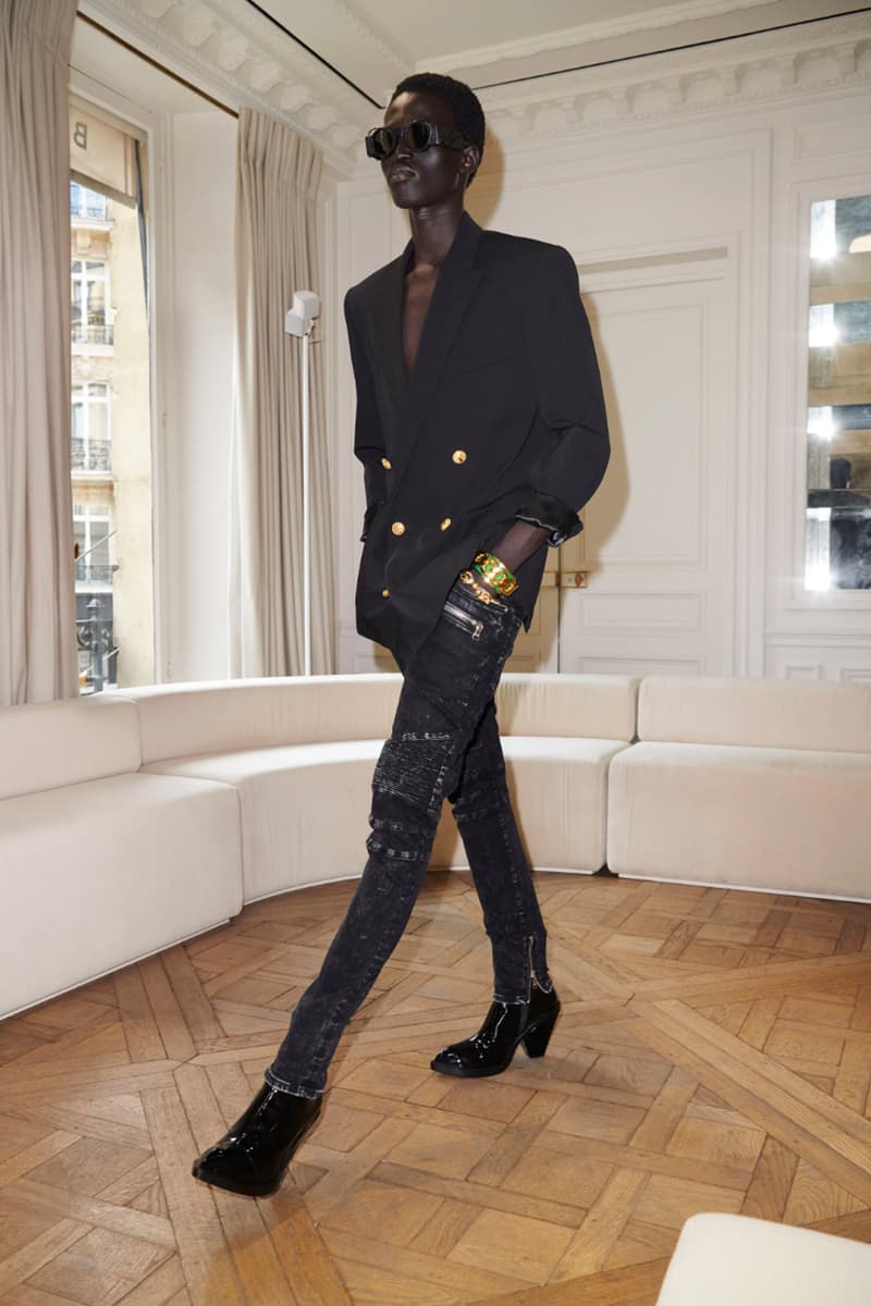 Balmain Spring/Summer 2024 Menswear Collection Runway Images Oliver Rousteing Pierre