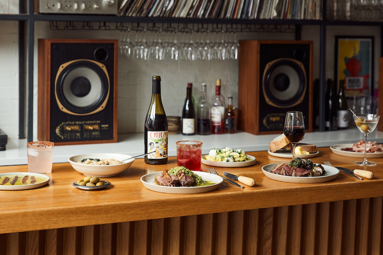 Bambi Wine Bar Restaurant Resident DJs music offerings sample menu alcohol food london fields details opening date james dye