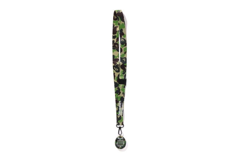 BAPE x Tamagotchi Team Up For Nostalgic Collaboration toy digital mobile pet japan bandai game green blue pink a bathing ape camo apparel drop release hoodie merch tshirt 
