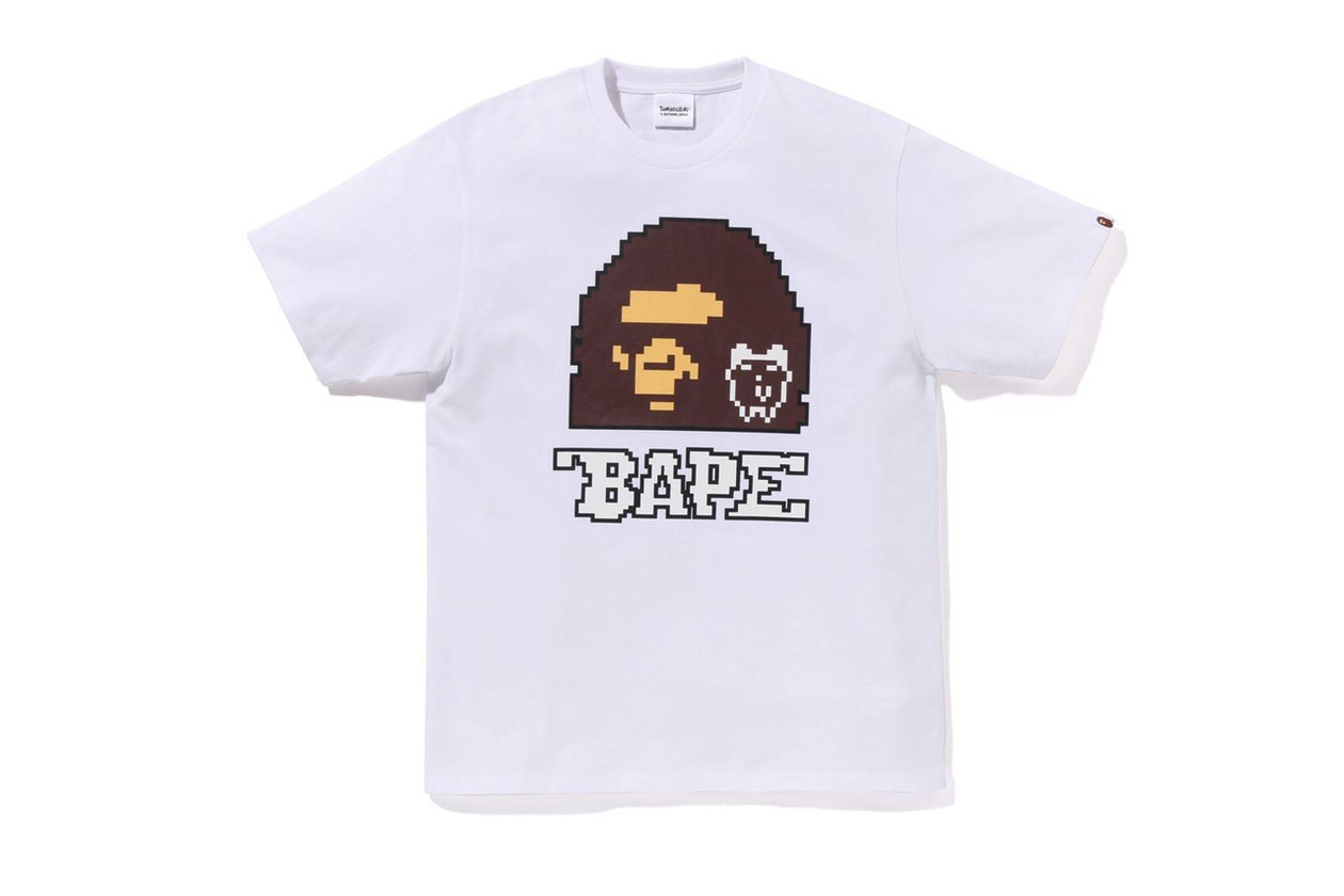 BAPE x Tamagotchi Team Up For Nostalgic Collaboration toy digital mobile pet japan bandai game green blue pink a bathing ape camo apparel drop release hoodie merch tshirt 