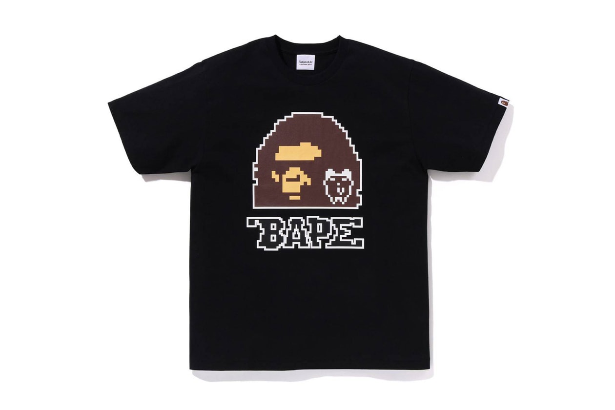 BAPE x Tamagotchi Team Up For Nostalgic Collaboration toy digital mobile pet japan bandai game green blue pink a bathing ape camo apparel drop release hoodie merch tshirt 