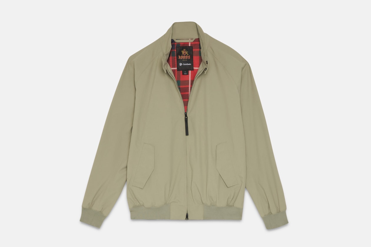 baracuta goldwin collab collection gorpcore gore tex jacket hat official release date info photos price store list buying guide