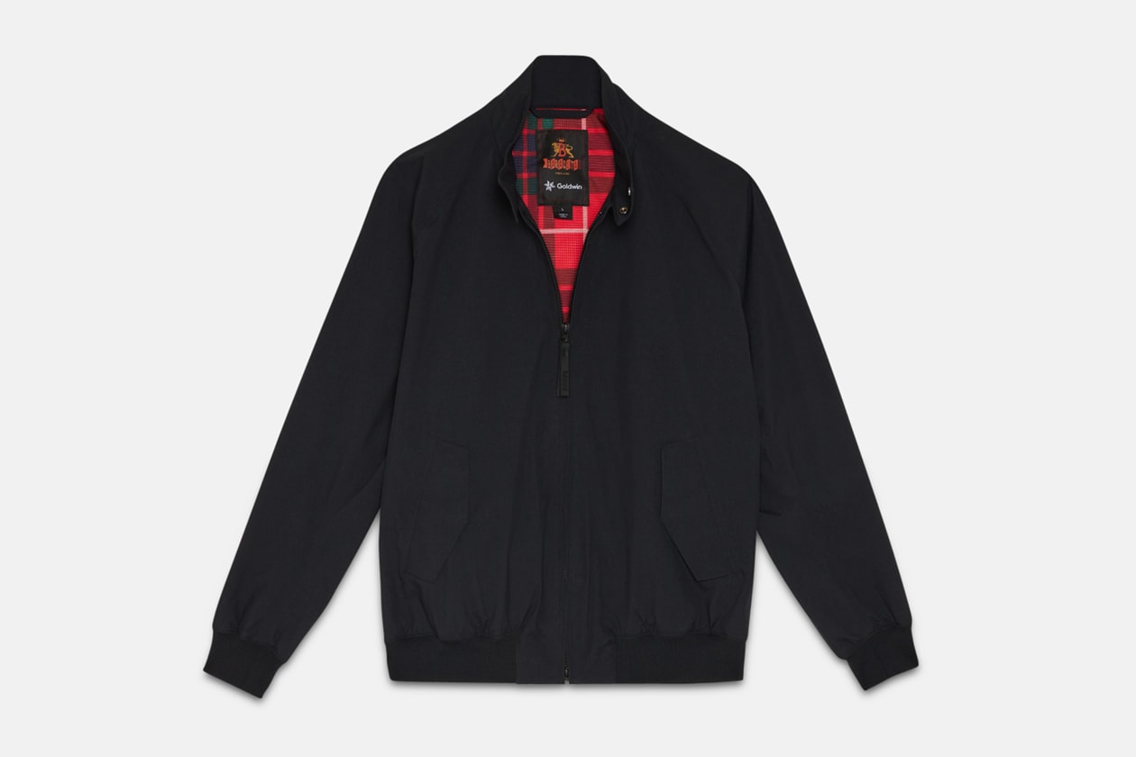 baracuta goldwin collab collection gorpcore gore tex jacket hat official release date info photos price store list buying guide
