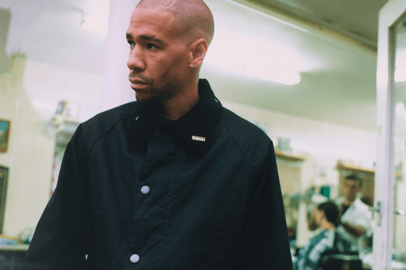 Barbour Palace Skateboards Winter 2023 Collaboration London uk menswear womenswear dog streetwear