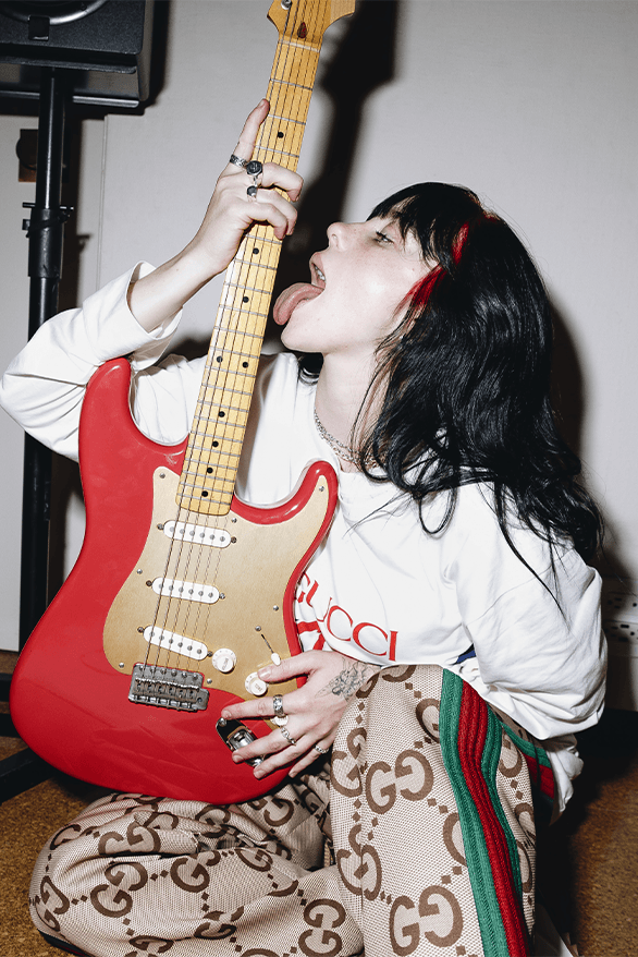 Gucci Billie Eilish Horsebit 1955 handbag Collaboration Demetra singer songwriter Sabato De Sarno