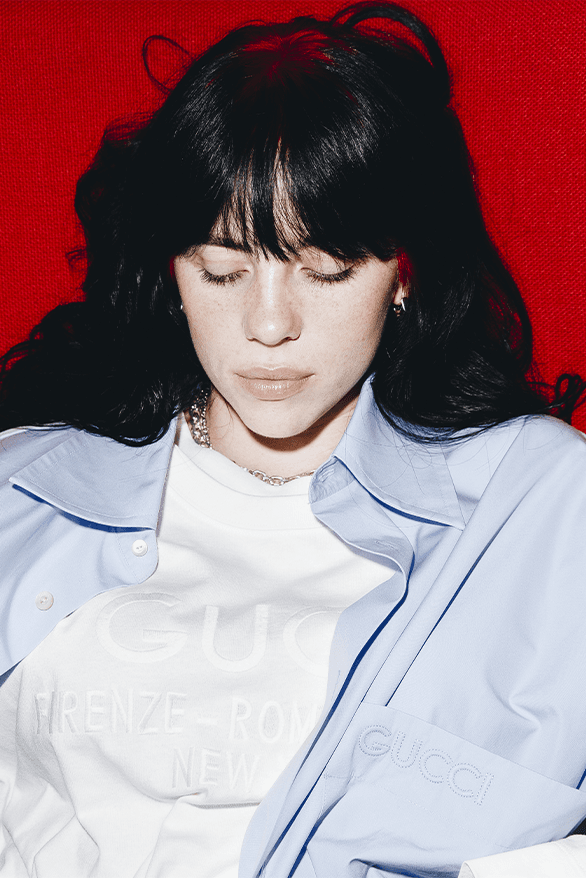 Gucci Billie Eilish Horsebit 1955 handbag Collaboration Demetra singer songwriter Sabato De Sarno