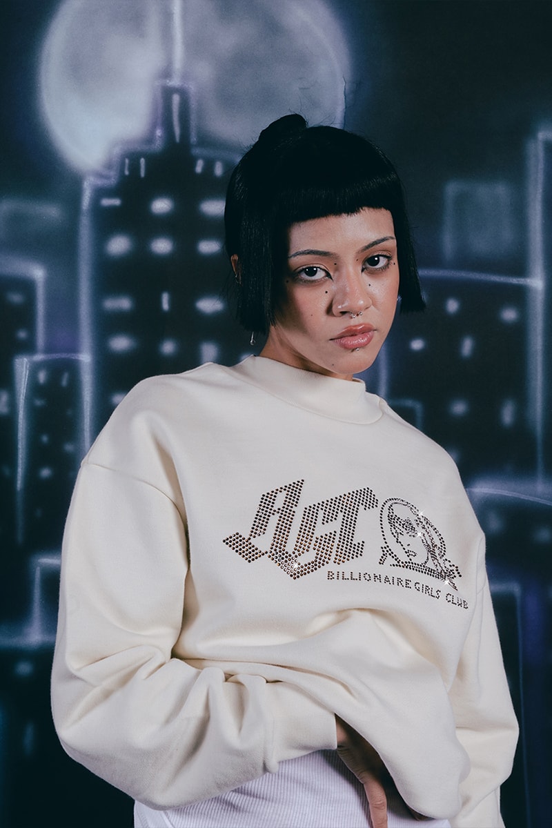 Billionaire Girls Club Goes Collegiate for FW23 pharrell williams release infor fall winter 223 pan jin bbc bgc billionaire boys club nigo varsity jackets trucker hats bedazzled