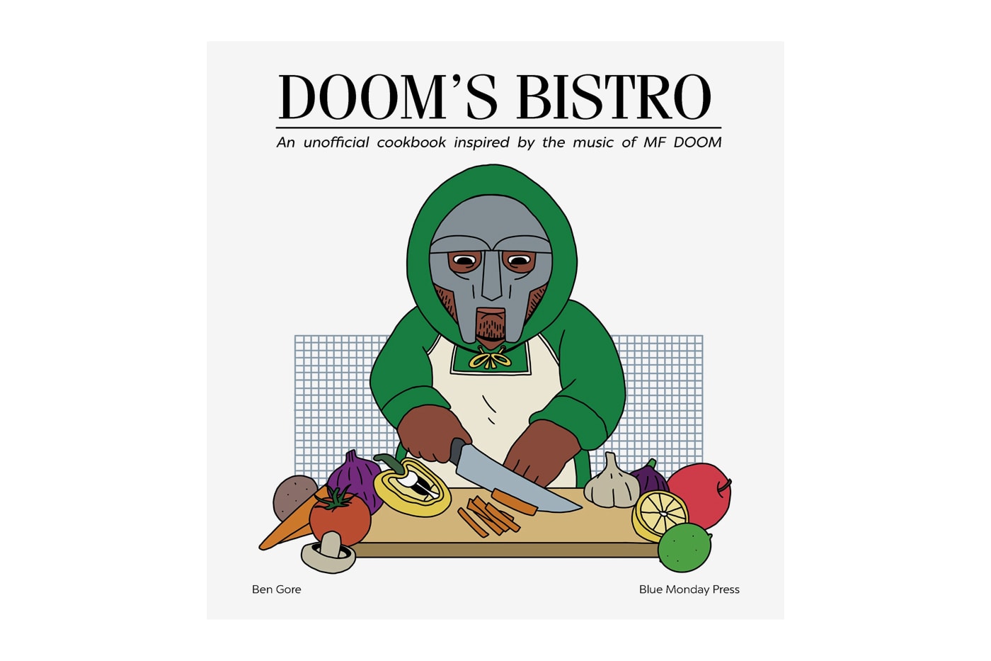 blue monday press MF DOOM DOOM’S BISTRO unofficial Cookbook Release Info