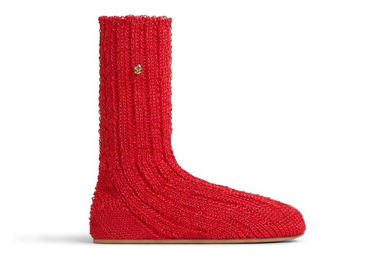 Santa Claus Is Coming to Town In Bottega Veneta's Domenica Boot