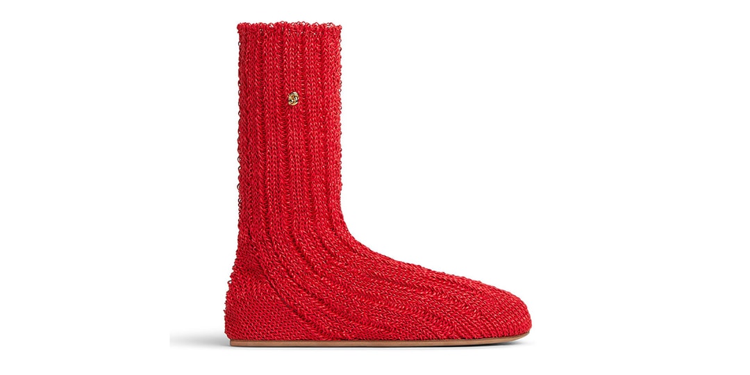 Santa Claus Is Coming to Town In Bottega Veneta's Domenica Boot