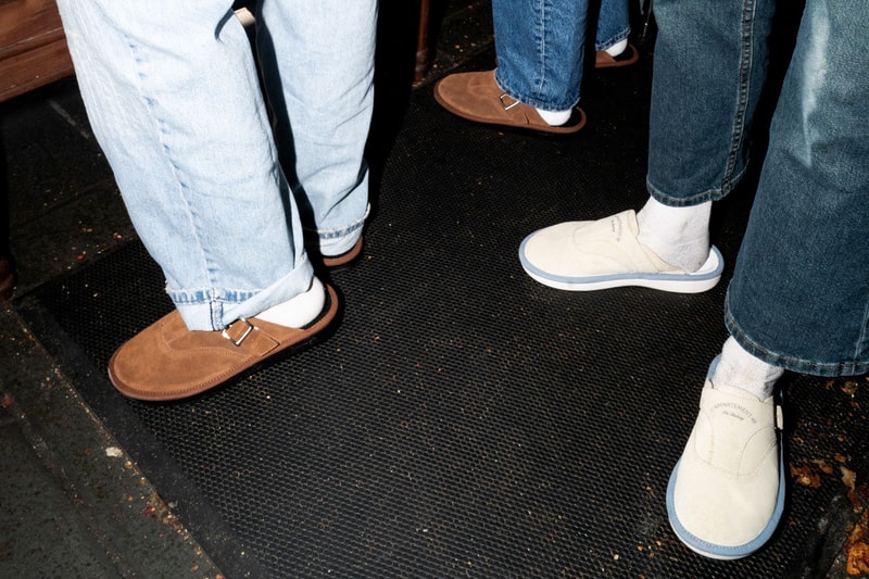 NYC Label Brunch Taps Brooklyn's L'Appartement 4F Bakery for a Tasteful Collab madhappy lifestyle hotel slipper footwear drop new york city croissant breakfast cereal 