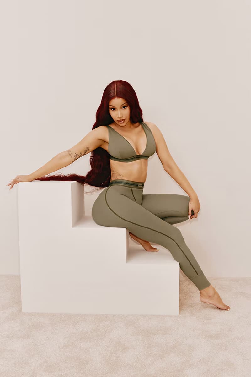 Cardi B Fronts New SKIMS Campaign kim kardashian curves shapewear cotton loungewear bras bralettes bodysuits Nelly Furtado, SZA, Ice Spice and Snoop Dogg 