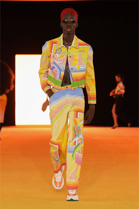 Casablanca Spring Summer 2024 Paris Fashion Week menswear womenswear runway Charaf Tajer interview