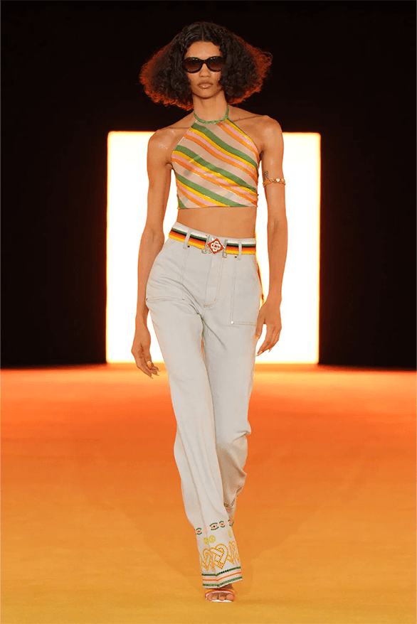 Casablanca Spring Summer 2024 Paris Fashion Week menswear womenswear runway Charaf Tajer interview