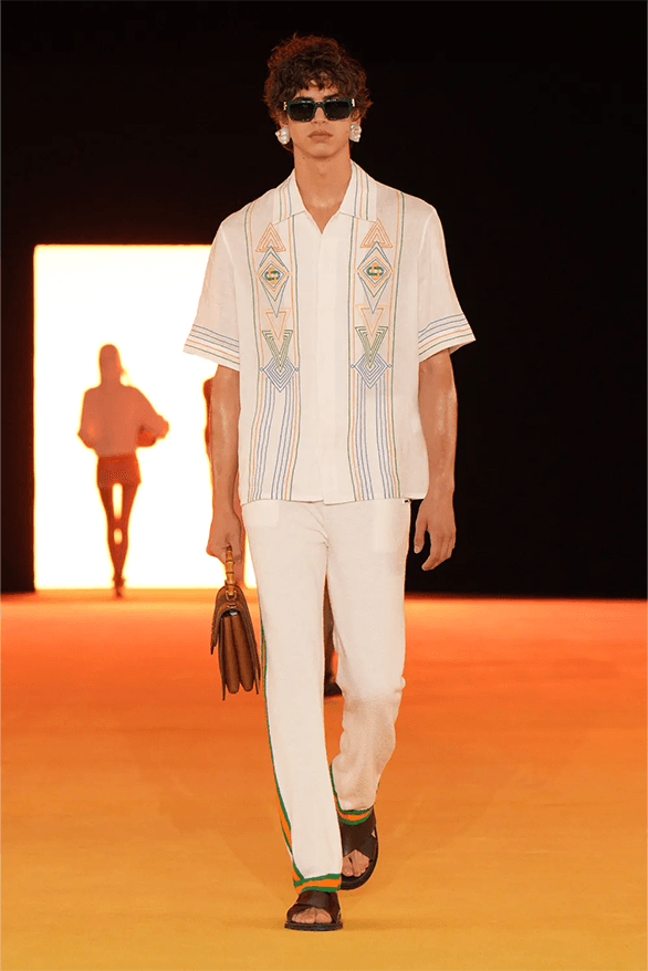 Casablanca Spring Summer 2024 Paris Fashion Week menswear womenswear runway Charaf Tajer interview