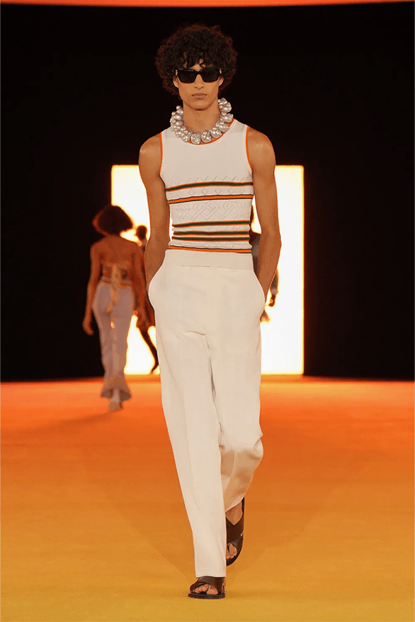 Casablanca Spring Summer 2024 Paris Fashion Week menswear womenswear runway Charaf Tajer interview